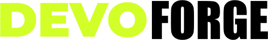 Devoforge logo footer