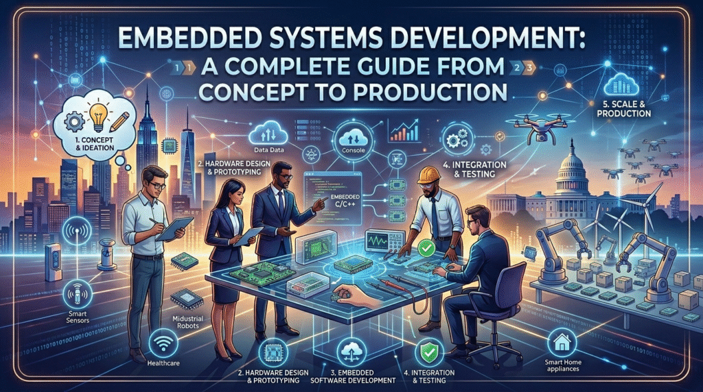 Embedded systems development complete guide from concept to production – blog featured image