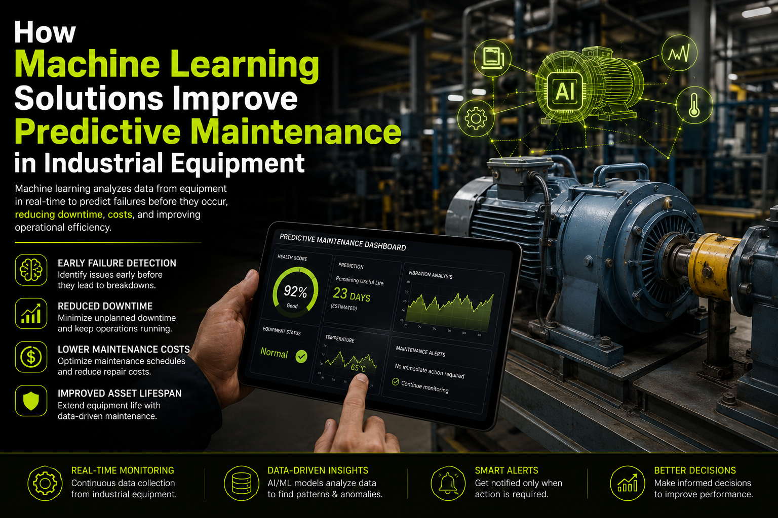 How Machine Learning Solutions Improve Predictive Maintenance in Industrial Equipment